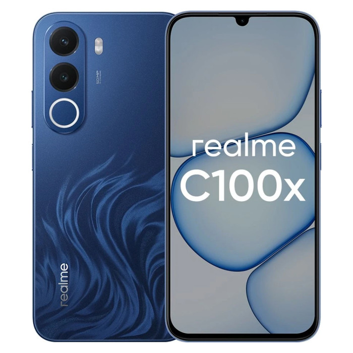 Смартфон Realme C100x 4/256GB Синий (Deepblue Tides)