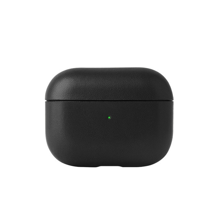 Чехол кожаный Leather Case на AirPods 3 Черный | Фото 2 из 2