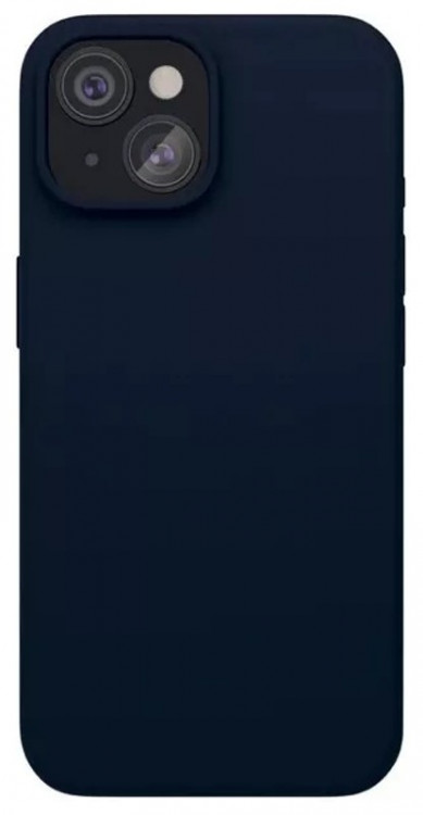 Чехол защитный VLP Aster Case с MagSafe для iPhone 15 Plus темно-синий