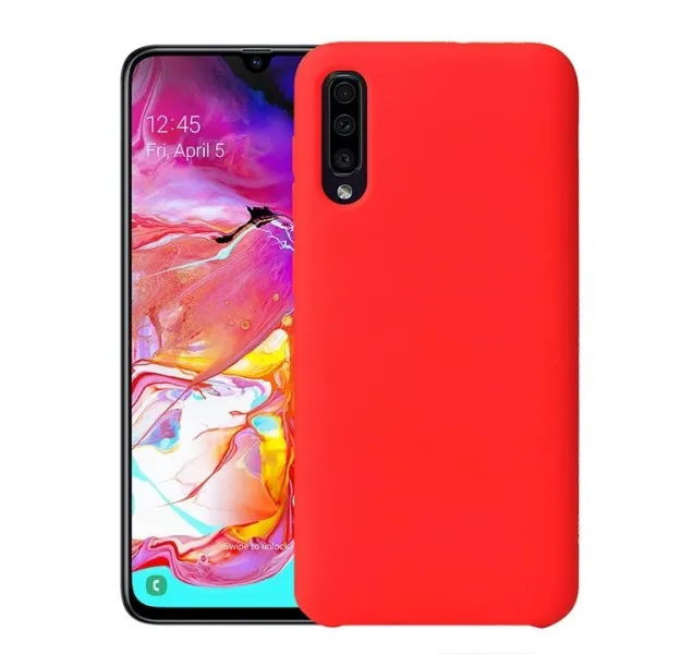 Чехол Silicone Cover для Samsung Galaxy A50 Красный | Фото 1 из 2