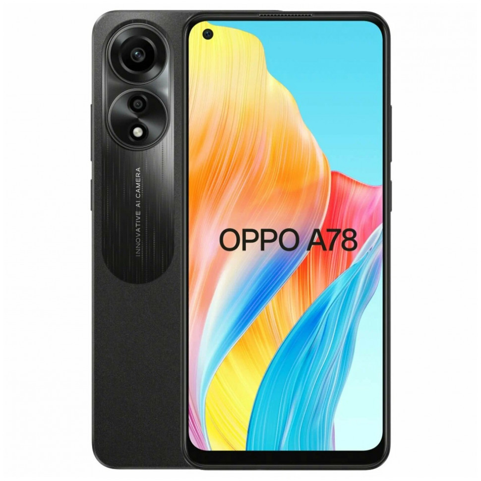 Смартфон Oppo A78 8/128GB Дымчатый черный (Mist Black) купить в Саратове по  низкой цене с доставкой | Интернет-магазин Хатико-Техника (ранее AppSaratov)