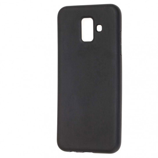 Чехол-накладка Silicone Cover для Samsung Galaxy A6 2018 Черный | Фото 3 из 3