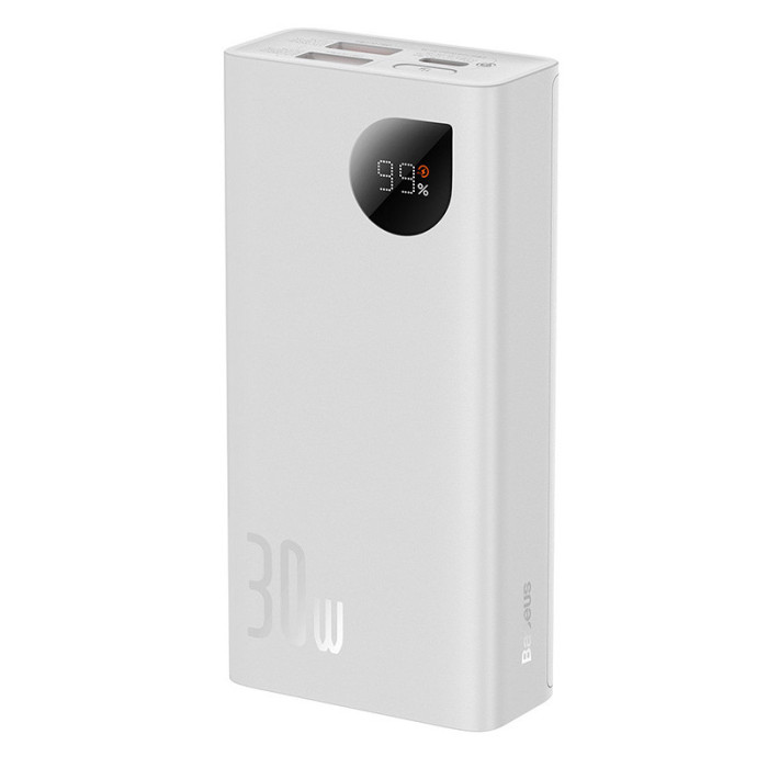Внешний аккумулятор Baseus Adaman2 10000mAh 30W White (PPAD040002) | Фото 4 из 4
