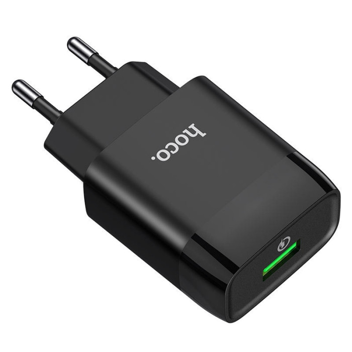 Зарядное устройство HOCO C72Q USB, черный | Фото 2 из 2