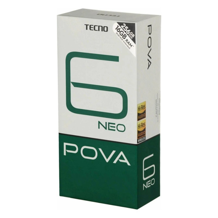 Смартфон Tecno Pova 6 Neo 8/256GB Титановое серебро (Starry Silver) EAC