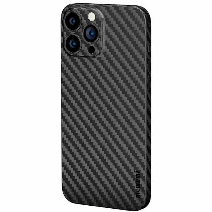 Чехол накладка Memumi Ultra Slim 0.3mm для iPhone 14 Pro Черный Карбон (Black Carbon) | Фото 1 из 1