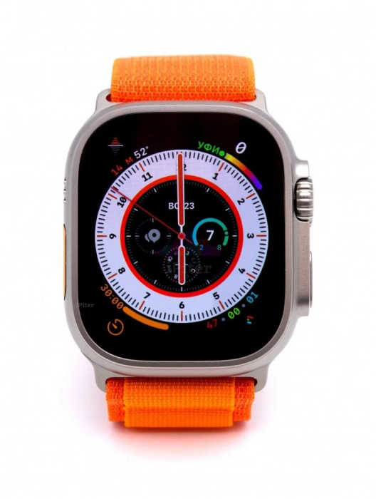 Умные часы Apple Watch Ultra 49mm GPS + Cellular Titanium Case with Orange Alpine Loop