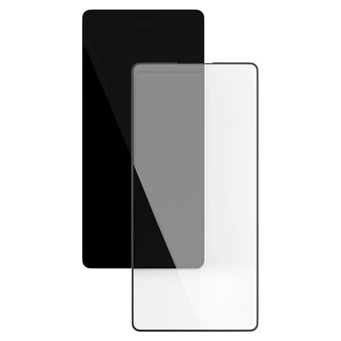 Стекло защитное 2.5D VLP A-Glass Easy Box для Samsung S24/S25 с черной рамкой