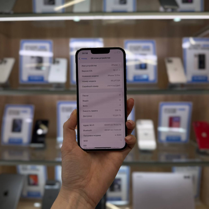 Б/у Смартфон Apple iPhone 13 Pro 128GB Серебристый | Фото 2 из 5