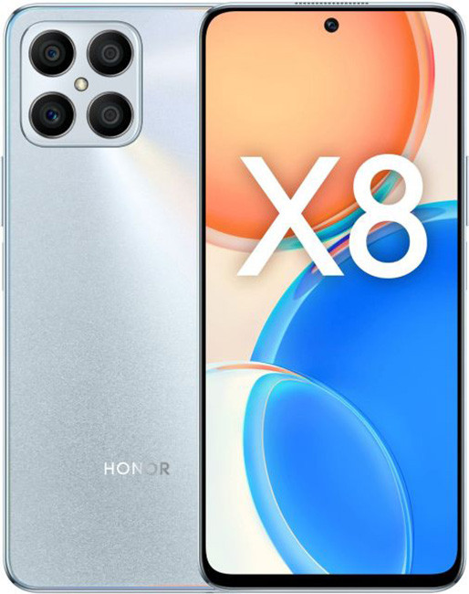 Смартфон Honor X8 6/128GB Титанoвый серебристый (Titanium Silver) | Фото 8 из 8