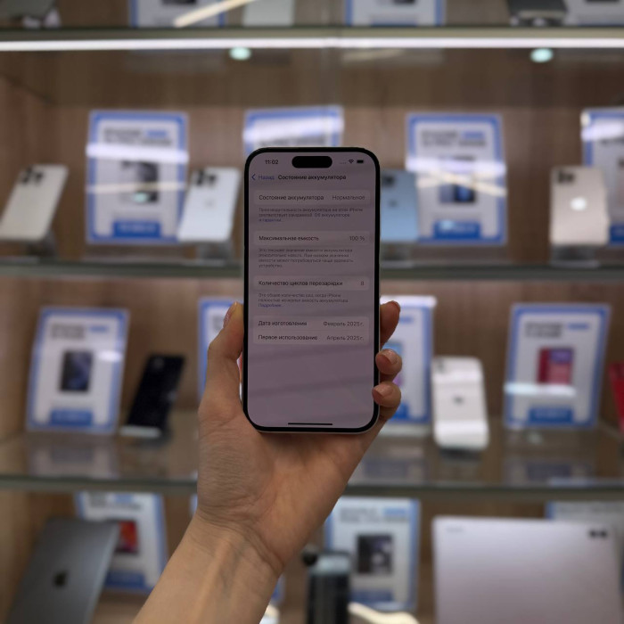 Б/у Смартфон Apple iPhone 16 128GB Белый (White) | Фото 4 из 5