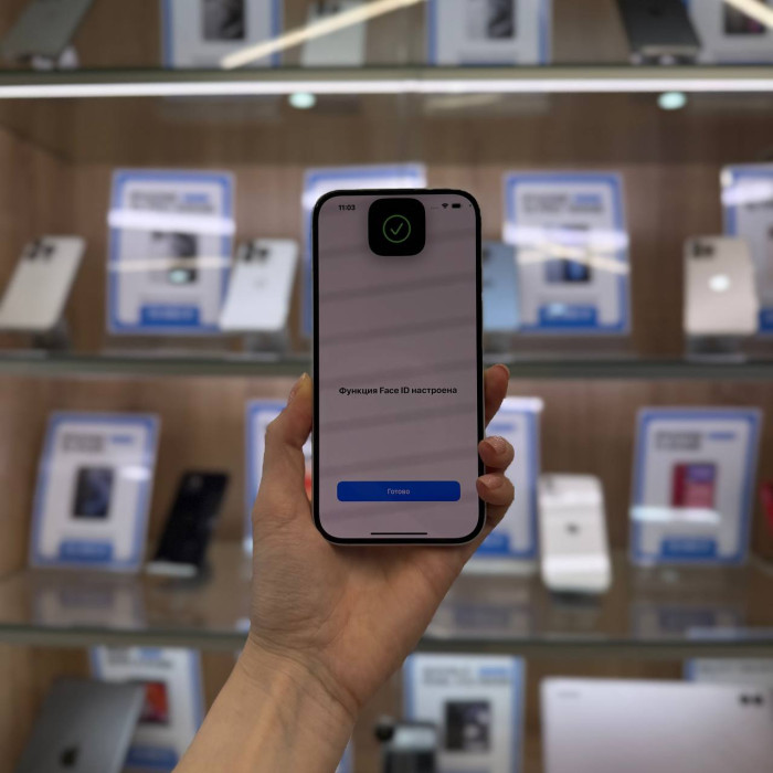 Б/у Смартфон Apple iPhone 16 128GB Белый (White) | Фото 5 из 5