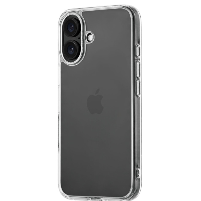 Чехол защитный uBear Real Case для iPhone 16, усиленный, прозрачный