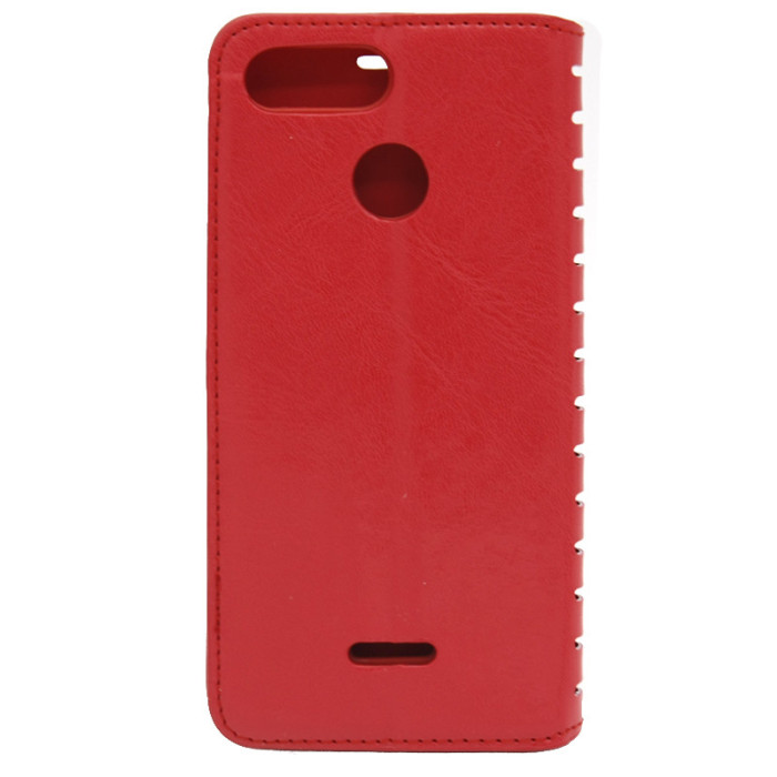 Чехол-книжка Protective Case для Xiaomi Redmi 6 Красный | Фото 2 из 2