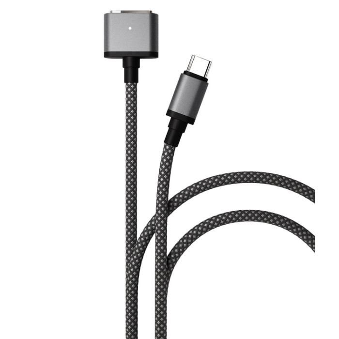 Дата-кабель VLP Cable USB C - MagSafe, 2.0м, серый космос
