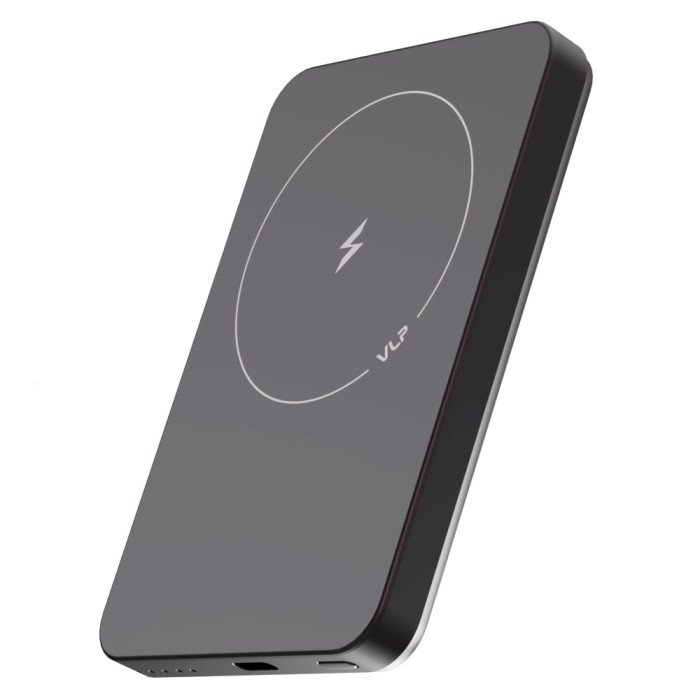 Аккумулятор внешний VLP LITE Power Snap 5000 mAh, 3A, MagSafe, USB-C, черный
