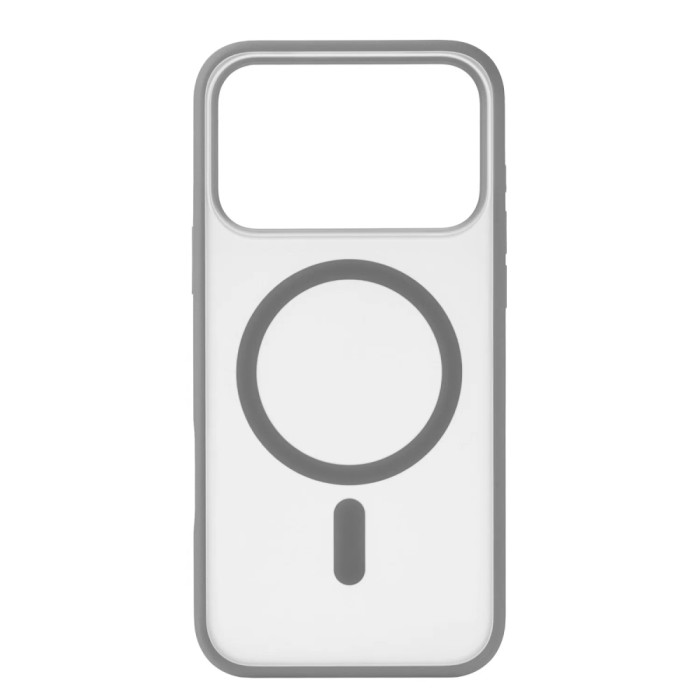 Чехол защитный uBear Cloud Mag Case для iPhone 17 Pro, MagSafe, серый