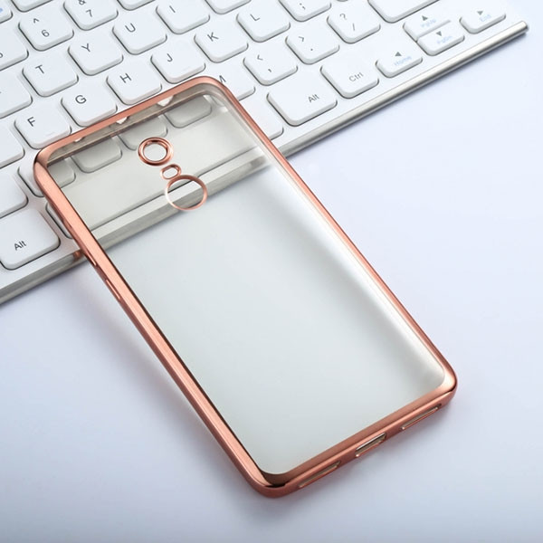 Чехол-накладка силиконовая для Xiaomi Redmi 4X с Розовой рамкой | Фото 2 из 2