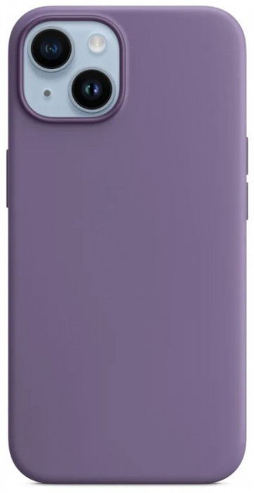 Чехол Silicone Case with Magsafe для iPhone 14 Фиолетовый (Iris)