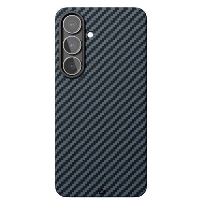Чехол защитный VLP Kevlar Case с MagSafe для Samsung S25, синий