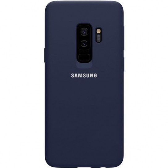 Чехол-накладка Silicone Cover для Samsung Galaxy S9 Синий | Фото 2 из 3
