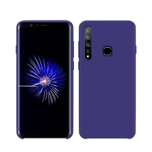 Чехол-накладка Silicone Cover для Samsung Galaxy A9 2018 Фиолетовый | Фото 2 из 2
