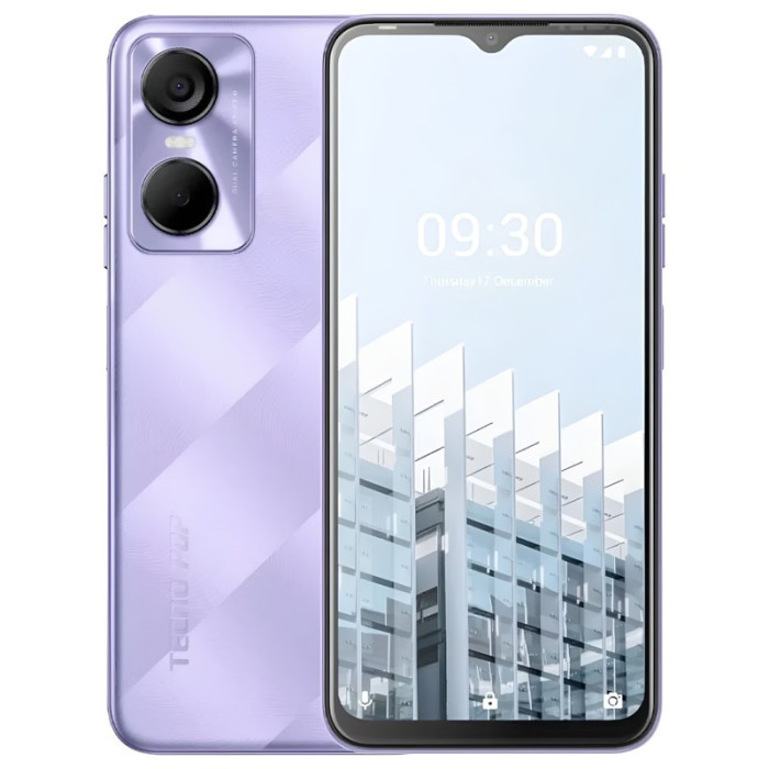 Смартфон Tecno Pop 6 Pro 2/32GB Фиолетовый (Seven Degree Purple) EAC | Фото 6 из 6