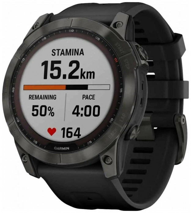 Умные часы Fenix 7X Sapphire Solar Carbon (010-02541-11) | Фото 6 из 7