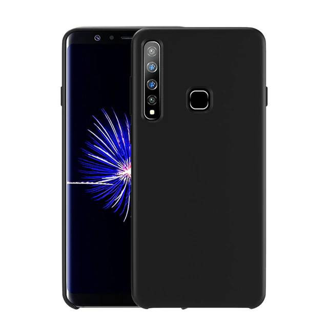 Чехол-накладка Silicone Cover для Samsung Galaxy A9 2018 Черный | Фото 2 из 2
