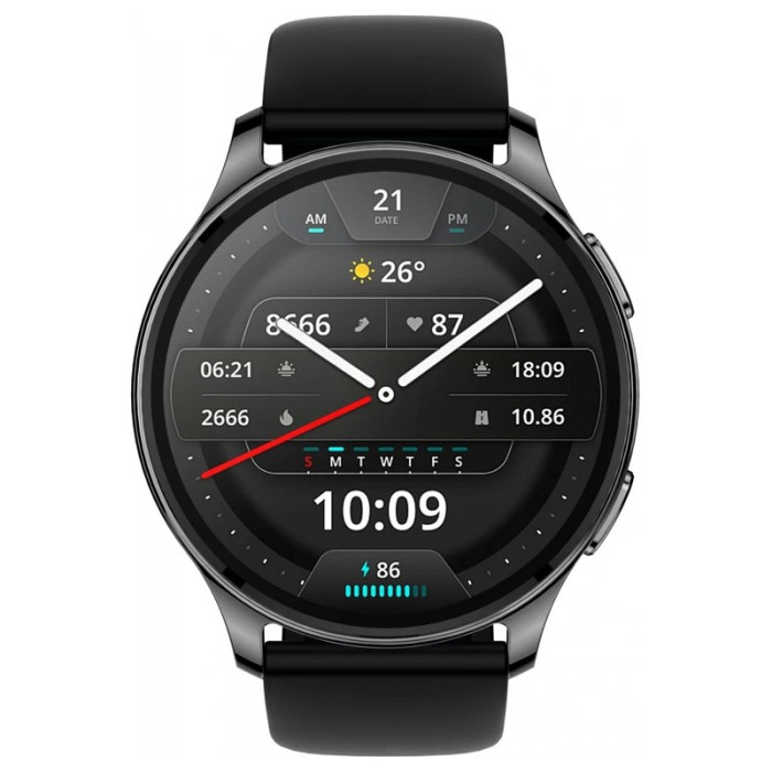 Умные часы Amazfit Pop 3R Черный (Metallic Black) | Фото 2 из 2