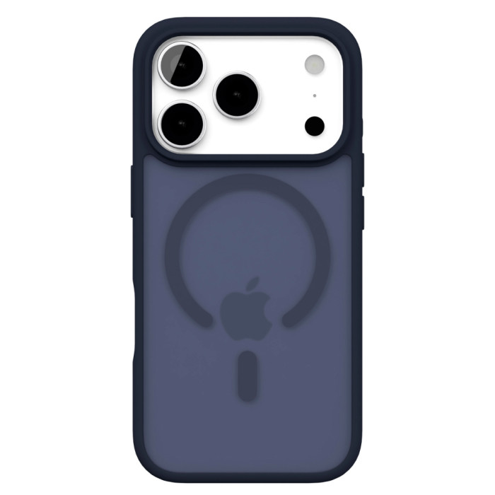 Чехол защитный VLP LITE Bloom Case с MagSafe для iPhone 17 Pro, темно-синий