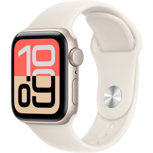 Умные часы Apple Watch SE 3 40mm Starlight Aluminum Case with Starlight Sport Band &mdash; 