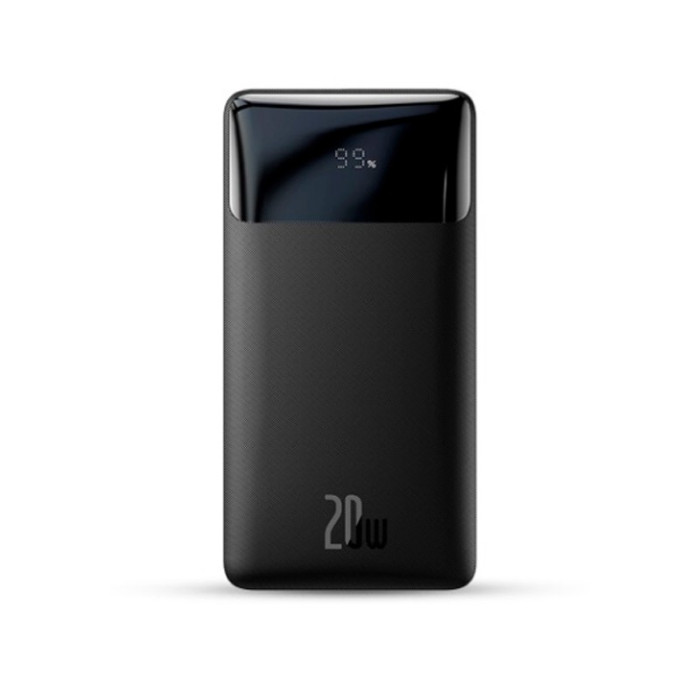 Внешний аккумулятор Baseus Bipow Digital Display Power bank 20000mAh 20W Чёрный (PPDML-M01) | Фото 1 из 4