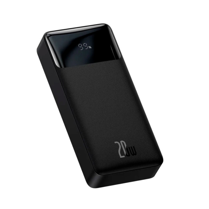 Внешний аккумулятор Baseus Bipow Digital Display Power bank 20000mAh 20W Чёрный (PPDML-M01) | Фото 3 из 4