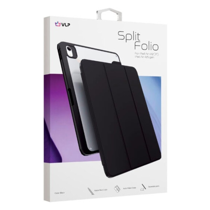 Чехол защитный VLP Split Folio для iPad Air M2 (13''), черный | Фото 10 из 12