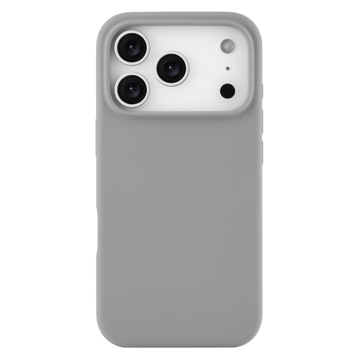 Чехол защитный uBear Touch Mag Case для iPhone 17 Pro Max, MagSafe совместимый, силикон, софт-тач, светло-серый