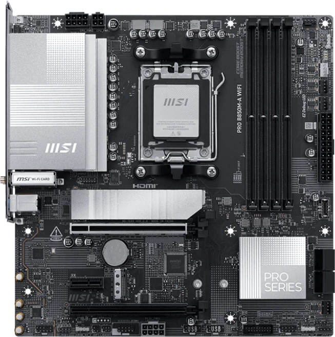 Материнская плата MSI PRO B850M-A WIFI