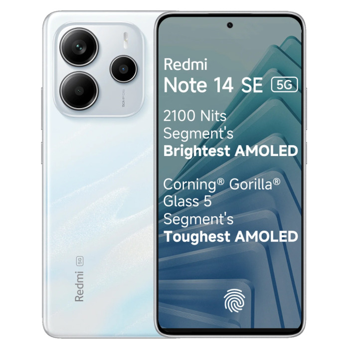 Смартфон Xiaomi Redmi Note 14 5G 8/128GB Белый (Mistique White)