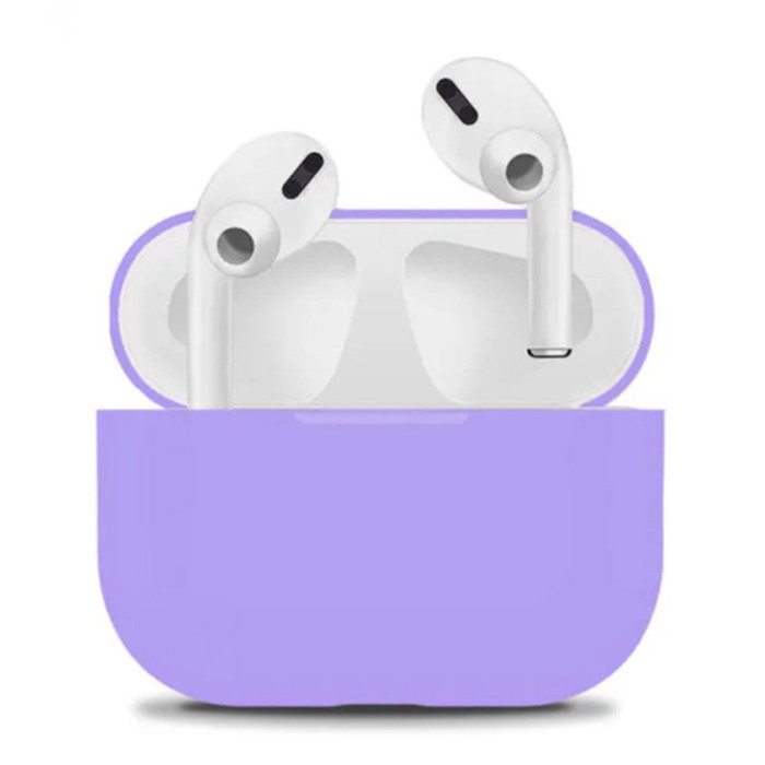 Чехол Silicone Case Protection на AirPods Pro 2 Сиреневый | Фото 2 из 2
