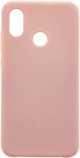Чехол-накладка силиконовая Silicone Cover для Xiaomi Redmi Note 6 Pro Бежевая | Фото 3 из 3