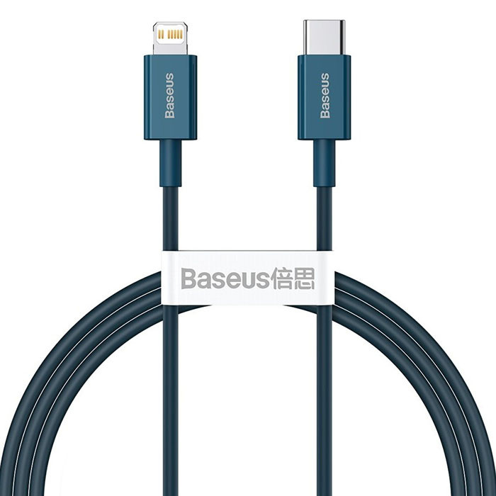 Кабель Baseus Superior Series Fast Charging Data Cable Type-C - Lightning PD 20W 1m Синий
