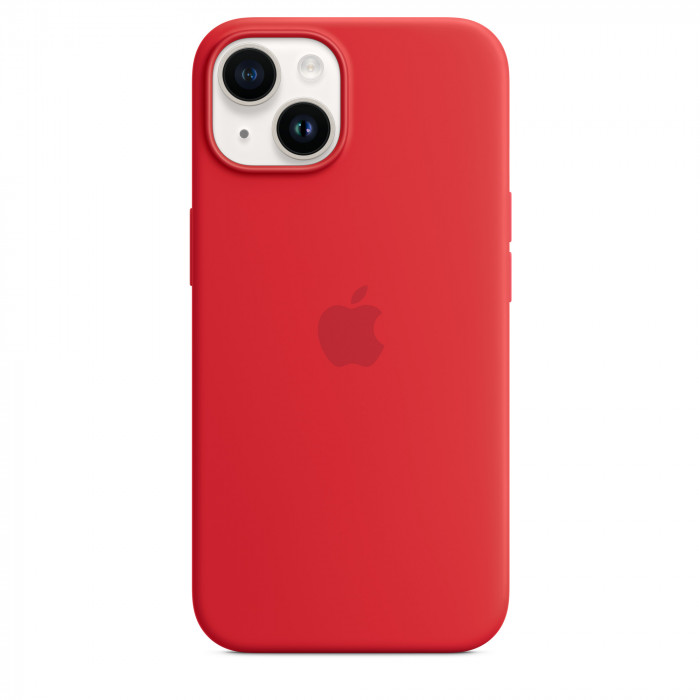Чехол Silicone Case MagSafe для iPhone 14 Red