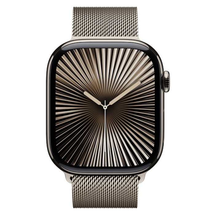 Умные часы Apple Watch Series 10 46mm Milanese Natural M/L