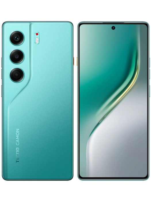 Смартфон Tecno Camon 40 12/256GB Зеленый (Emerald Glow Green)