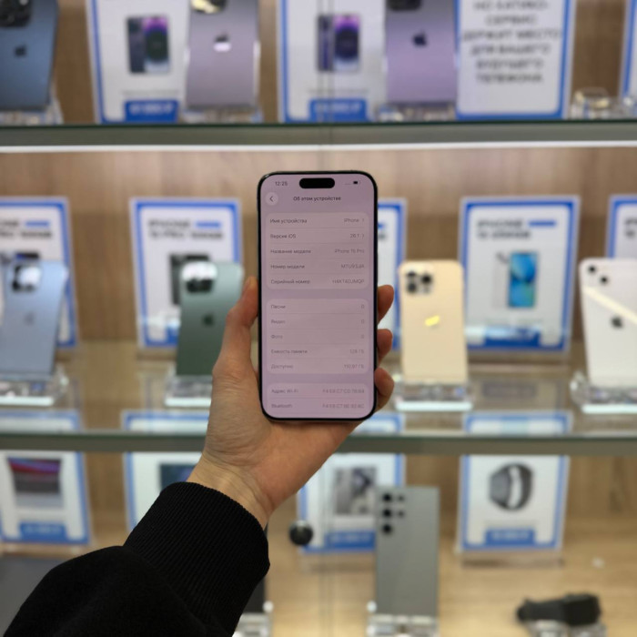 Б/У iPhone 15 Pro 128GB (Natural Titanium) | Фото 2 из 5
