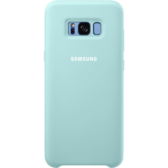 Чехол-накладка Silicone Cover для Samsung Galaxy S9+ Бирюзовый | Фото 2 из 3