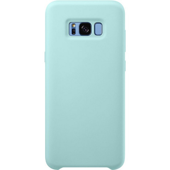 Чехол-накладка Silicone Cover для Samsung Galaxy S9+ Бирюзовый | Фото 3 из 3