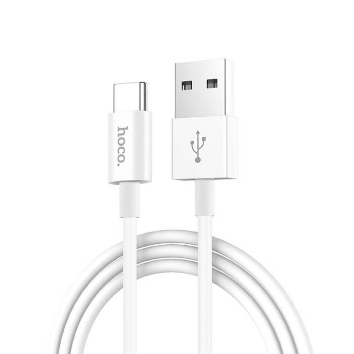 Кабель Hoco X23 Type-C - USB 1м белый | Фото 2 из 2