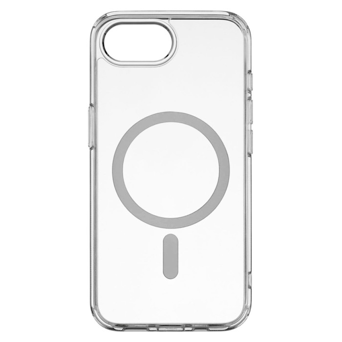 Чехол защитный uBear Real Mag Case для iPhone 16e, MagSafe совместимый, усиленный, прозрачный