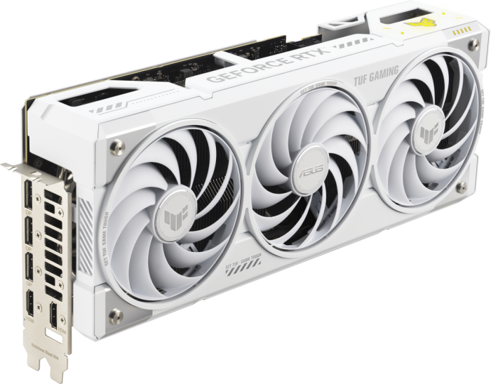 Видеокарта NVIDIA GeForce RTX 5070 Ti ASUS TUF Gaming BTF White OC 16Gb (TUF-RTX5070TI-O16G-BTF-WHITE)